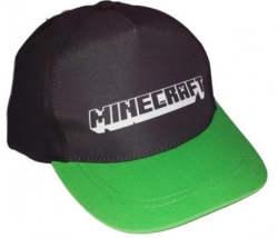 Čepice kšiltovka Minecraft černá
